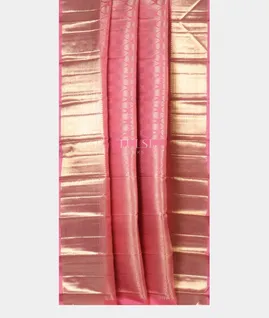 Pink Handwoven Kanjivaram Silk Saree T3323412