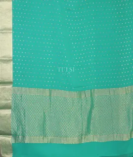 Green Georgette  Silk  Saree  T4610914