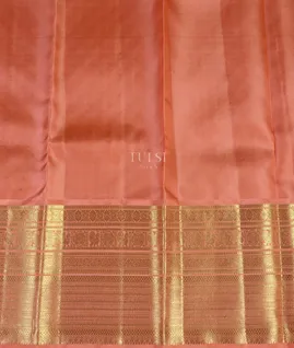 Grey Handwoven Kanjivaram Silk Pavadai T4994932
