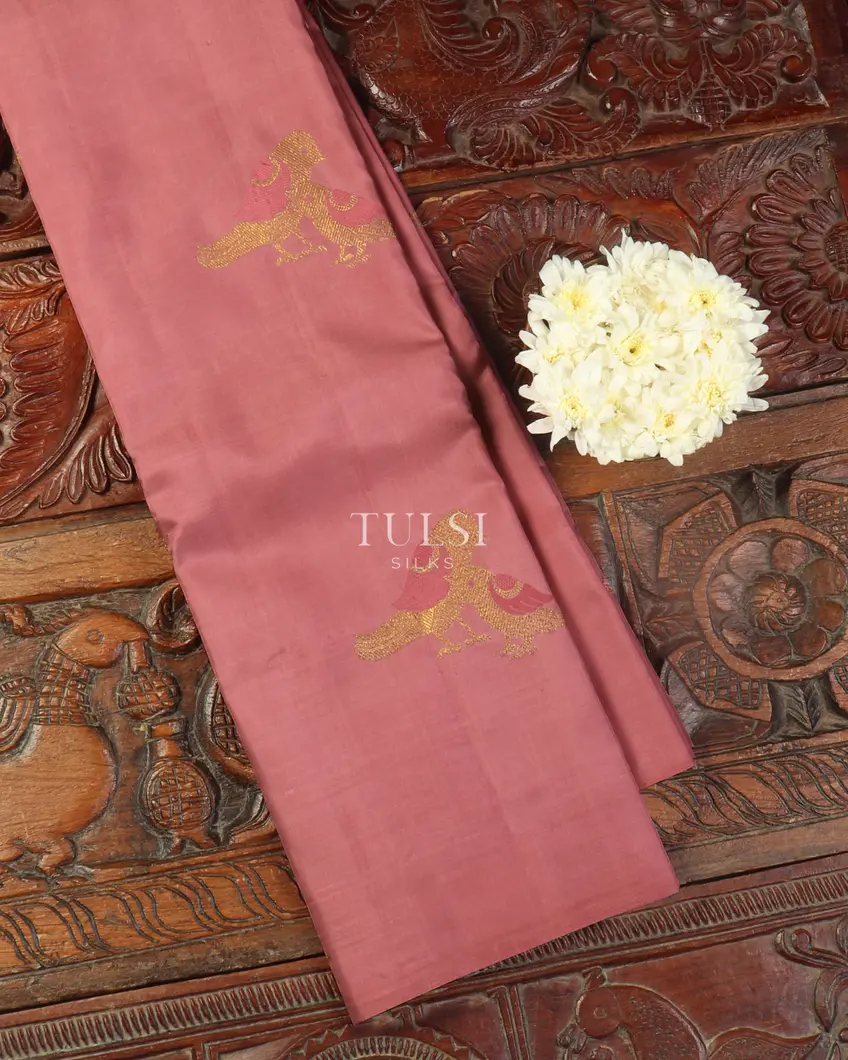 Pink Handwoven Kanjivaram Silk Saree T460396-image