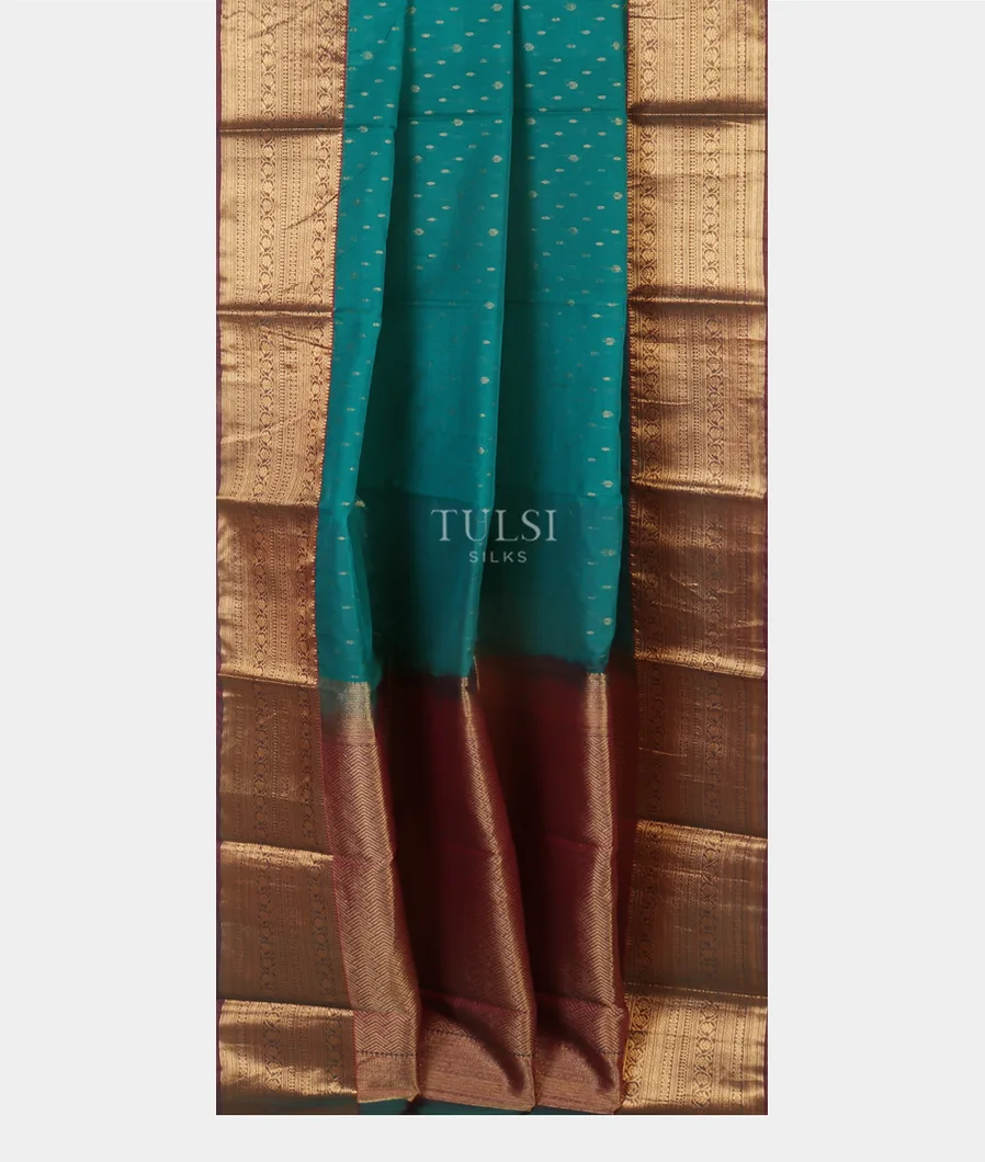 Blue Silk Cotton Saree T4830052