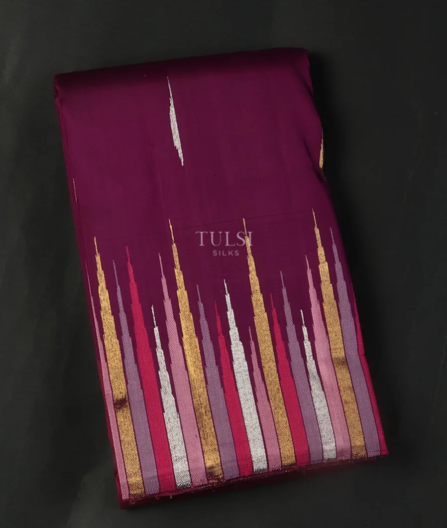 Purple Kanjivaram Silk Saree T500992-image