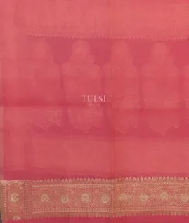 Light Pink Banaras Cotton Saree T4583983