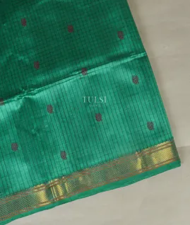 Green Silk Cotton Saree T4969051