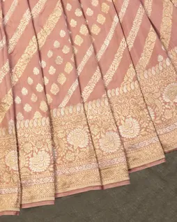 Pink Banaras Kathan Silk Saree T5012854