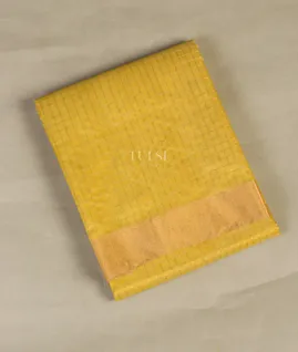 Yellowish Green Silk Cotton Saree T5018501