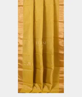 Yellowish Green Silk Cotton Saree T5018502
