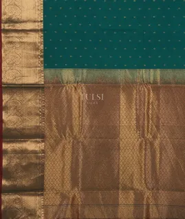 Blue Silk Cotton Saree T5019024