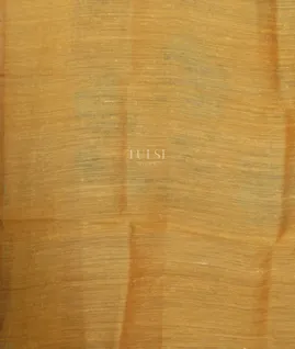 Yellow Tissue Organza Printed Saree T4914953