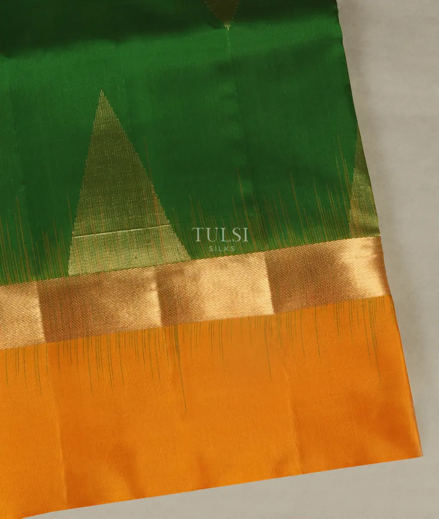 Green Soft Silk Saree T501575-image