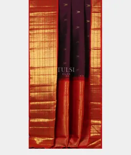 Purple Kanjivaram Silk Saree T4660782