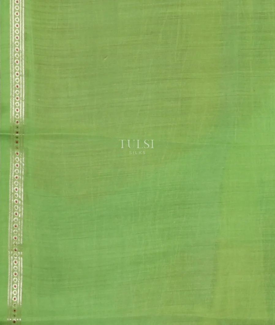 Green Kora Organza Printed Saree T3684703