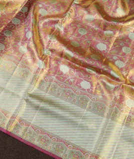 Pink Tissue Kanjivaram Silk Saree T4727094