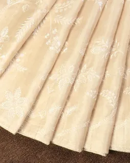 Beige Tussar Embroidery Saree T4933012
