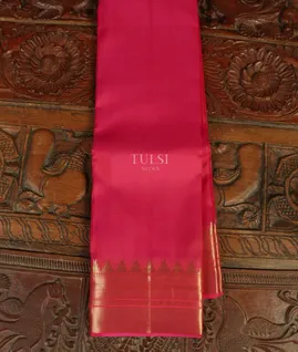 Reddish Pink Soft Silk Saree T4858901
