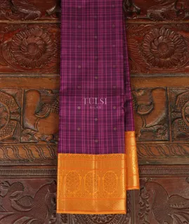 Purple  Kanjivaram Silk Saree T3513231
