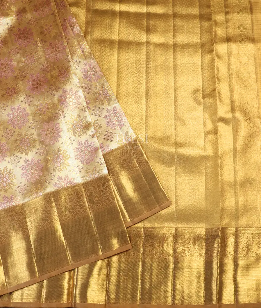 Gold Tissue Kanjivaram Silk Saree T4814802