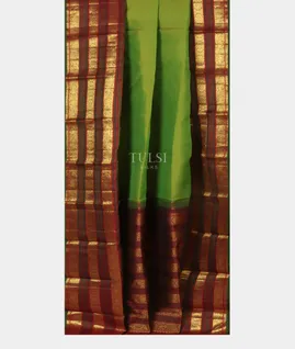 Yellowish Green Kanjivaram Silk Saree T5010552
