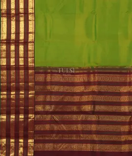 Yellowish Green Kanjivaram Silk Saree T5010554