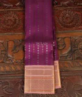 Purple Kanjivaram Silk Saree T4122521