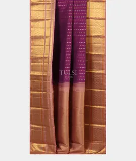 Purple Kanjivaram Silk Saree T4122522