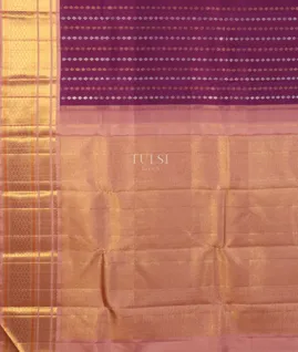 Purple Kanjivaram Silk Saree T4122524