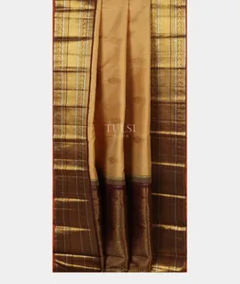 Beige Kanjivaram Silk Saree T4122672