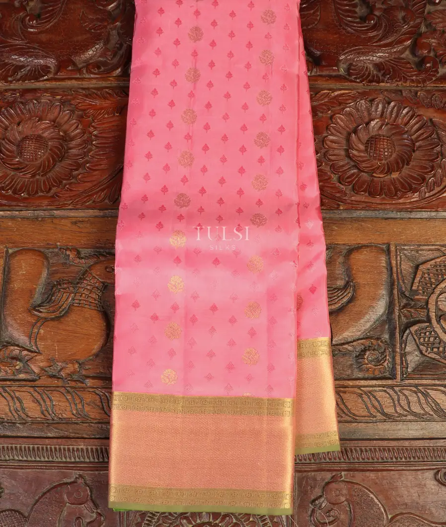 Buy Light Pink Soft Silk saree T242951