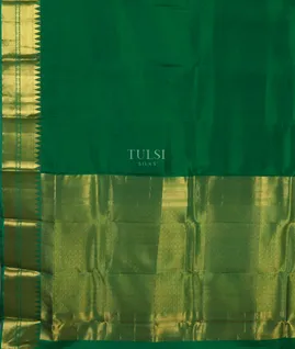 Green Soft Silk Saree T4441234