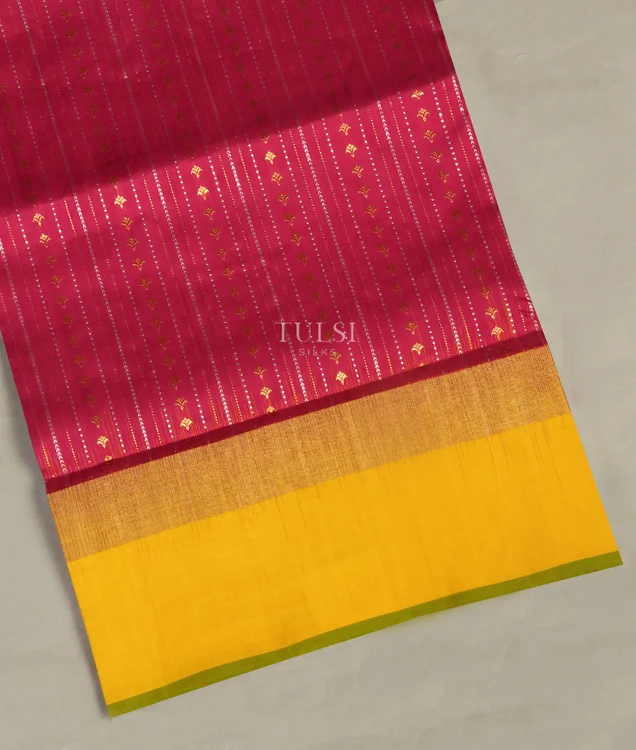 Magenta Soft Silk Saree T373477-image