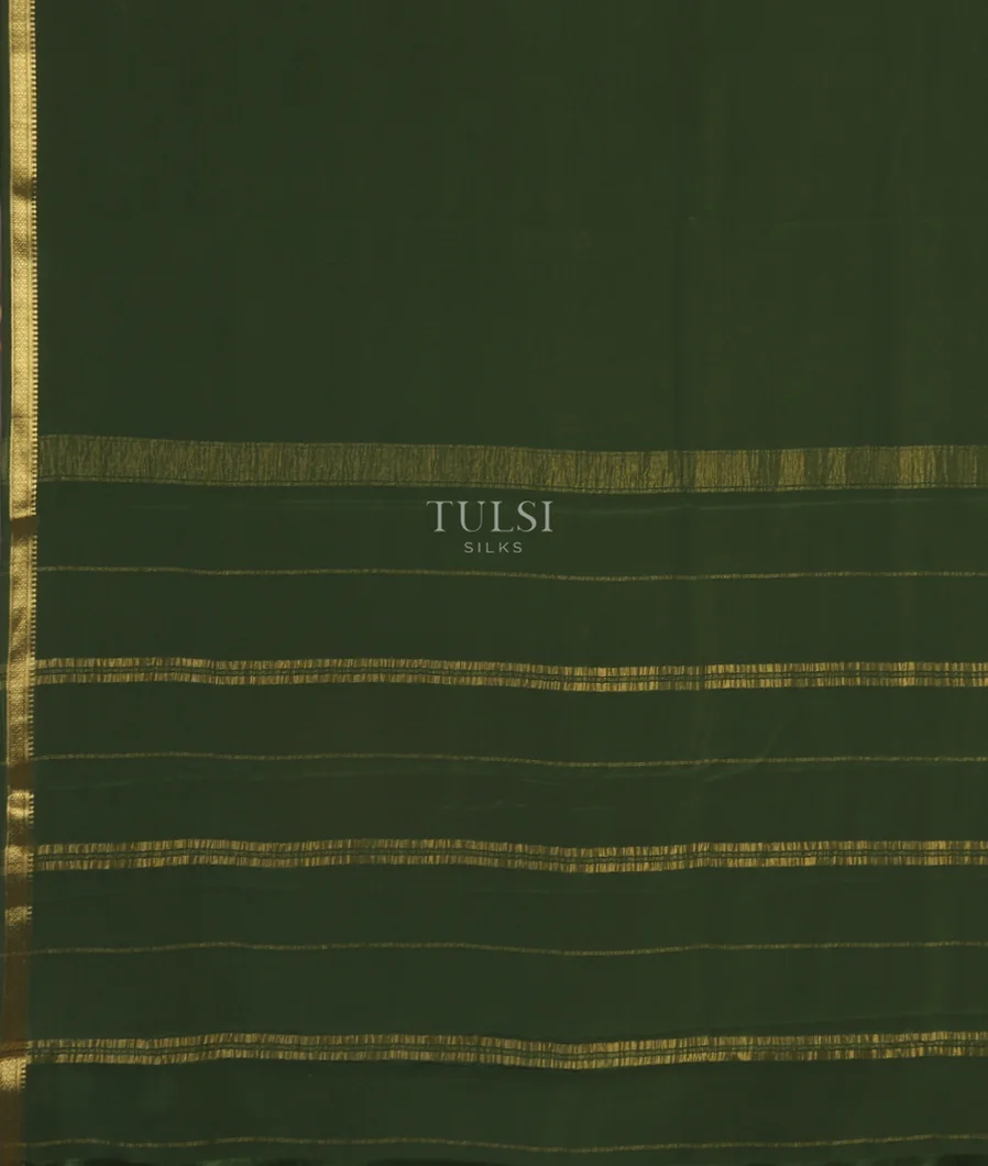 Green Mysore Crepe Silk Saree T4739424