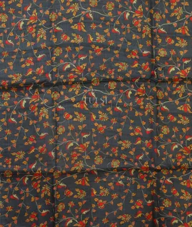 Red Tussar Printed Saree T5035003