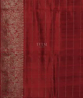 Purple Banaras Tussar Saree T5024893