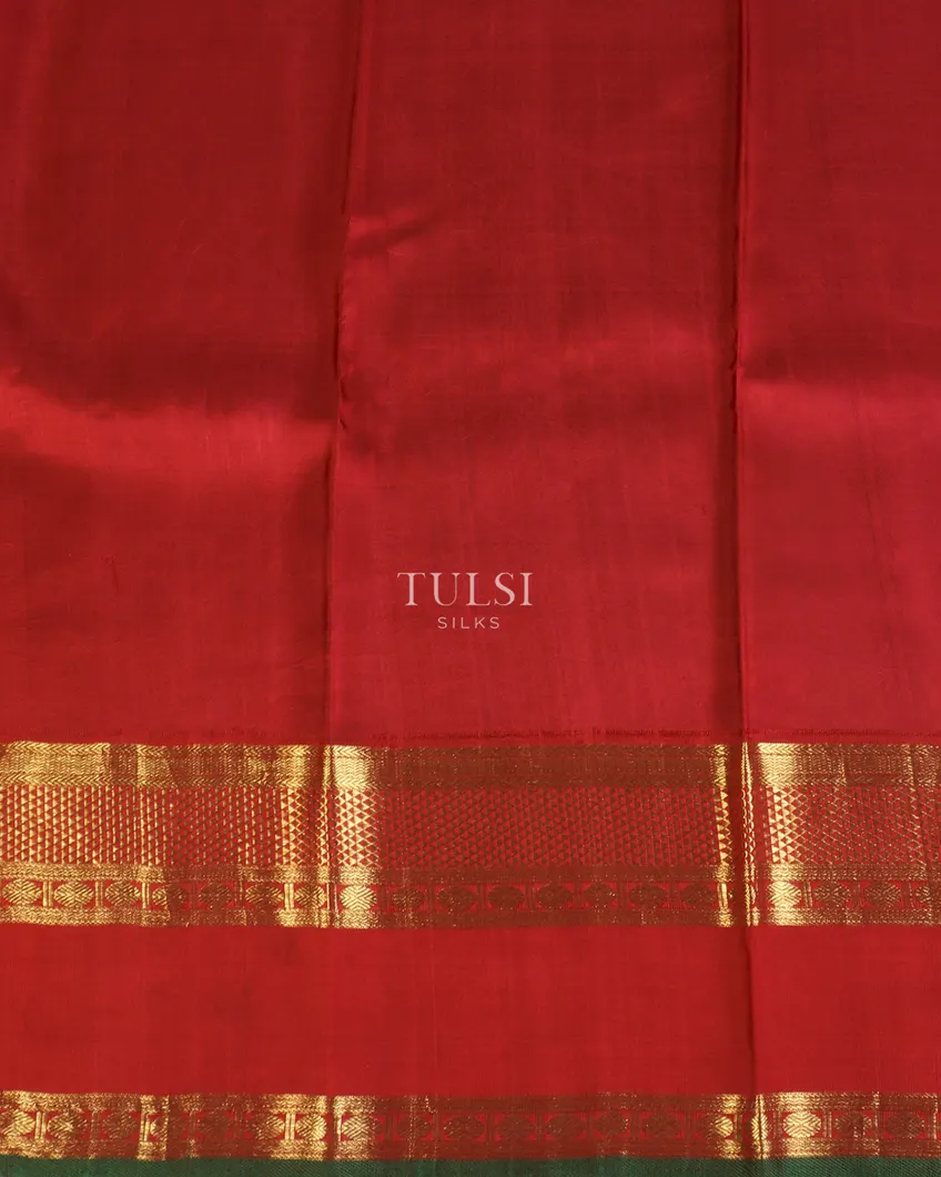 Grey Printed Kanjivaram Silk Saree T4301473