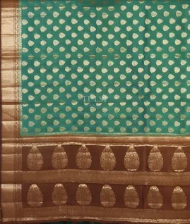 Green Chaniya Silk Saree T4954484