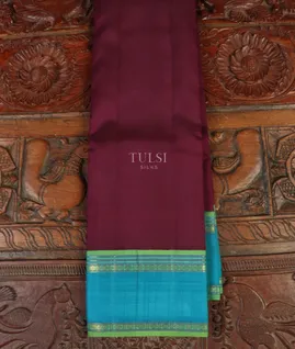Purple Kanjivaram Silk Saree T4575071
