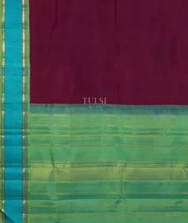 Purple Kanjivaram Silk Saree T4575074