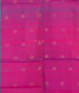 Blue Woven Raw Silk Saree T4723953