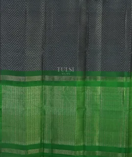Grey Woven Raw Silk Saree T5045034