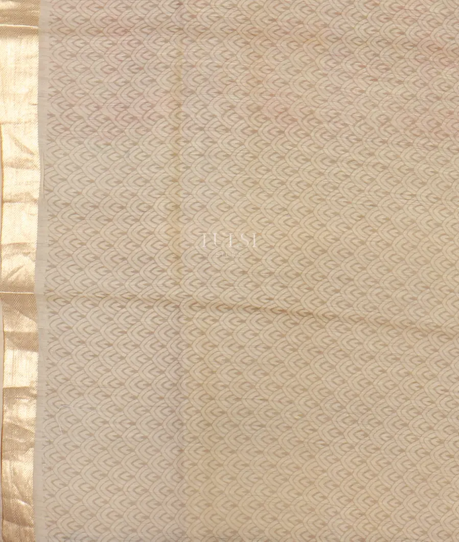 Grey Tussar Printed Saree  T4739833