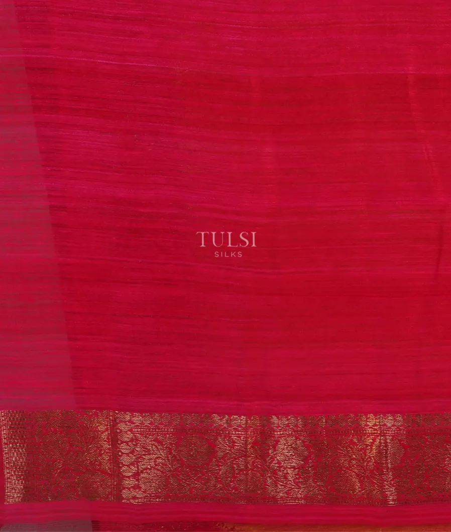 Yellow Banaras Tussar Saree T5025633