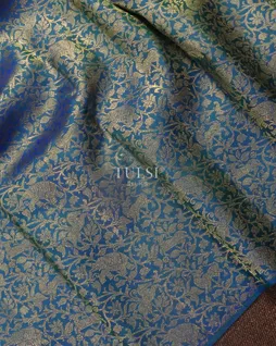 Blue Kanjivaram Silk Saree T4960874