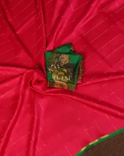 Magenta Mysore Silk Saree T5002536