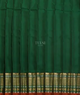 Blue Gadwal Silk Saree T5050783