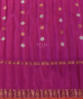 Blue Gadwal Silk Saree T5050653
