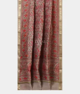 Grey Soft Printed Cotton Saree T4915092