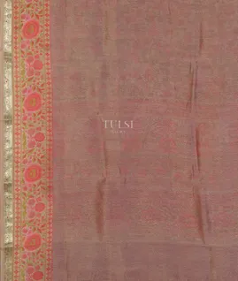 Grey Soft Printed Cotton Saree T4915113