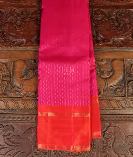 Magenta Handwoven Kanjivaram Silk Saree T4868781