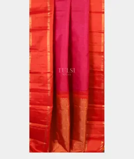 Magenta Handwoven Kanjivaram Silk Saree T4868782