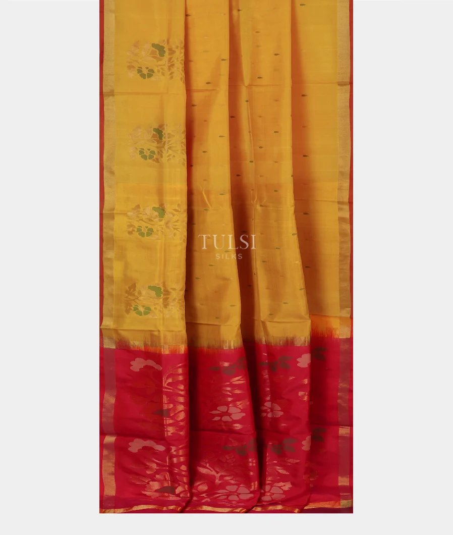 Yellow Uppada Silk Saree T3828992